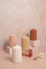 Load image into Gallery viewer, Small cirque pillar candle