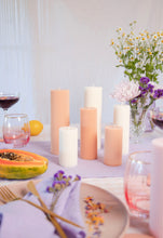 Load image into Gallery viewer, Simplicity pillar candle trio